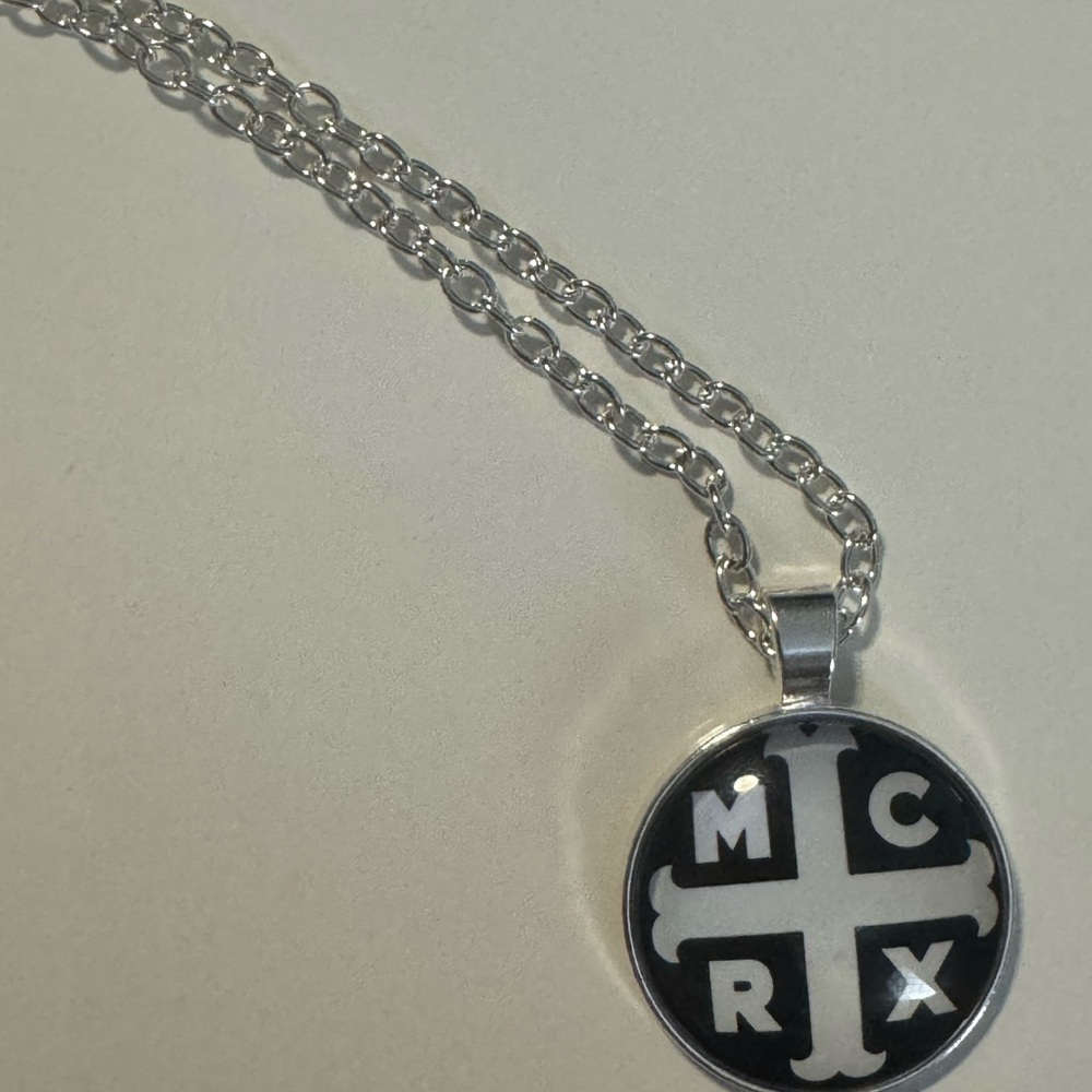 My Chemical Romance MCR Round Glass Necklace